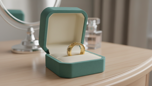 Bague en or 14 carats pour femme avec motif de vis emblématique et diamants naturels, idéale pour les mariages, les fêtes, les anniversaires, les cadeaux romantiques et les célébrations - Product Image 6