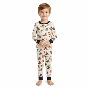 Pijamas de Algodón para Niños con Diseño de Calabaza Fantasma de Halloween, Estilo Chino, BLP1548 - Product Image 4