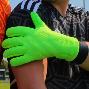 2025 haute personnalisé professionnel nouveau Latex 4mm Football protection doigt respirant gants de Football gardien de but - Product Image 3