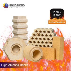 Alta Temperatura 1650 ℃   Ladrillo Refractario Resistente al Fuego 48-80% Al2o3, Ladrillo <span class=keywords><strong>de</strong></span> Alta Alúmina <span class=keywords><strong>para</strong></span> Hornos Industriales - Product Image 1