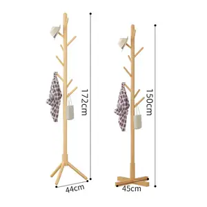 Perchero colgante de escalera de bambú natural al por mayor, perchero para sombreros y bolsos para zapatos y ropa para decoración del hogar - Product Image 1