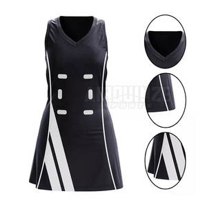 Fabricación profesional Sublimación Impreso Patrón sólido Color Entrenamiento Netball Uniforme - Product Image 6