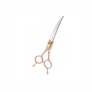 กรรไกรตัดขนสัตว์เลี้ยงกรรไกรตัดขนสัตว์เลี้ยงกรรไกรตัดขนสัตว์เลี้ยงแบบโค้งสำหรับสุนัขและแมวทำจากสเตนเลส - Product Image 2