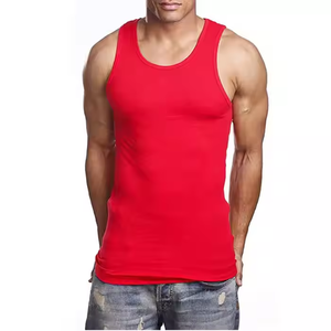 Camiseta sin mangas de gimnasio con impresión personalizada del fabricante sin mangas musculosa para correr deportes entrenamiento algodón Atlético camisetas sin mangas para hombre - Product Image 5