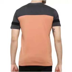 Venta al por mayor de alta calidad de los hombres corriendo Activewear Fabricación Personalizar LOGO Camisetas de manga corta de los hombres Ringer 100% tela de algodón - Product Image 3