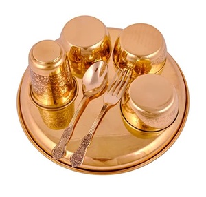 Juego de cena de latón respetuoso con el medio ambiente, juego de cena pulido y brillante de último diseño, 7 piezas, producto más vendido - Product Image 1