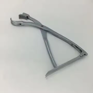 Réglable 10 pinces à mâchoires orthopédiques en acier à cliquet à tête pivotante Instrument de maintien d'os manuel certifié CE utilisation hospitalière classe I - Product Image 2