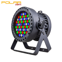 Iluminación LED de Alta Potencia para Escenarios Polarlights, Luz Par LED RGBW 4 en 1, Luz Par LED para Interiores 54*3W, para Espectáculos, Eventos, Conciertos