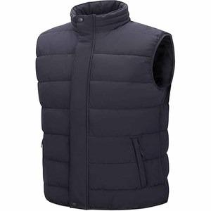 Vente En Gros Personnalisé Coupe-Vent Col Montant Imperméable Pluie Respirant Bulle Matelassé Doudounes pour Hommes téléchargé par Dress Sports - Product Image 1