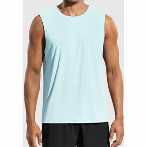 OEM ODM Custom Men's Premium Tank Tops Soft Breathable Plus Size Knitted Casual Sleeveless Shirts Factory Supply Comfortable - Product Image 6