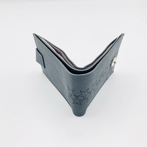 Cartera de cuero con diseño de estrella y logotipo personalizado de fabricante profesional a bajo precio, cartera corta de cuero elegante con pedido al por mayor - Product Image 6