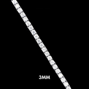 Personaliza tu cadena de eslabones cubanos en oro rosa de 14K con moissanita VVS ardiente y una cadena de hip hop de nuevo diseño que marca tendencias - Product Image 4