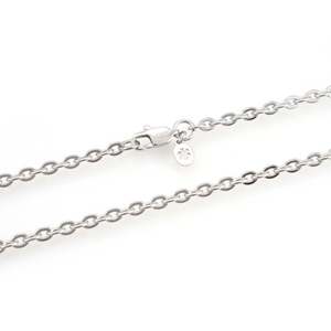 Cadena de Plata con Baño de Oro de 4mm, Cadena de Aleación de Zinc con Eslabones Tipo Cuerda, Serpiente, Figaro, con Incrustaciones de Diamantes, Moderna, para Regalo - Product Image 3