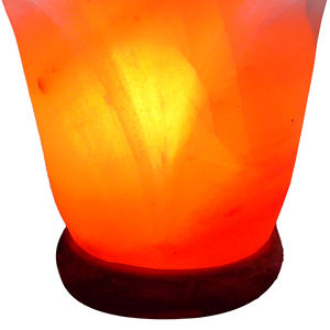 Elégante Mini Lampe en Sel de l'Himalaya Style Fleur Artisanat Naturel avec Décoration Ioniseur Ultime Amour Élégant - Product Image 3