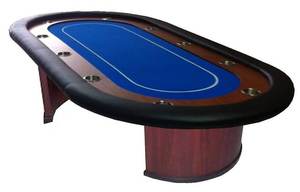 Mesa de póker plegable de patrón redondo de lujo moderno Mesa de madera de venta de casino personalizable de la mejor calidad para juegos de azar Mahjong - Product Image 2
