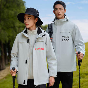 Chaqueta Impermeable con Costuras Selladas, Cortavientos, de 3 Capas, con Capucha, Cierre de Cremallera Delgada, para Senderismo y Trabajo - Product Image 3