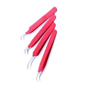 Pinzas para Pestañas, Herramientas para Extensión de Pestañas, Puntas de Fibra Antiestáticas, Tacto Suave y Cómodo, Pinzas de Acero Inoxidable de Precisión de 10 mm - Product Image 6