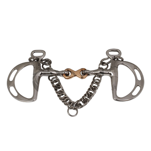 Kimberwick Mèche Logo personnalisé Cheval Produit stable Équipement d'équitation Cuivre Lien Western Acier inoxydable de haute qualité - Product Image 1