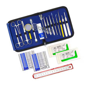 Herramientas quirúrgicas veterinarias reutilizables Kit de instrumentos veterinarios básicos Kits quirúrgicos veterinarios de alta calidad de acero inoxidable alemán - Product Image 6