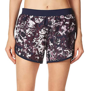 กางเกงขาสั้นออกกำลังกายสำหรับผู้หญิงสีพื้นแบบลำลองระบายอากาศได้ดีขนาดพลัสไซส์ออกแบบได้ตามต้องการ - Product Image 5