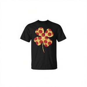T-shirt Shamrock Pizza pour la Saint-Patrick, pour les amateurs de cuisine irlandaise, produit promotionnel - Product Image 2