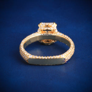 แหวนอิสเชอร์สุดหรูประดับเพชรโมอิส925เงินสเตอริงประดับเพชรที่ไร้กาลเวลาสำหรับการหมั้นและโอกาสพิเศษ - Product Image 4