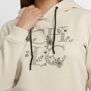 Sweats à capuche pour femmes 100% coton de haute qualité Offre Spéciale Streetwear avec col à capuche et logo avant pour l'hiver à bas prix - Product Image 4