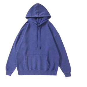 Sudadera con capucha de peso pesado personalizada Sudaderas con capucha casuales de gran tamaño en blanco Ropa de calle Logotipo de serigrafía personalizado Sudadera con capucha de talla grande - Product Image 1