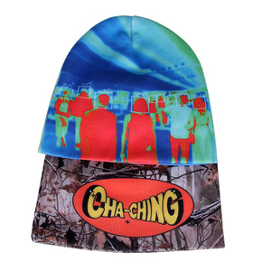 หมวกบีนนี่แจ็คการ์ดลายต้นไม้สำหรับฤดูหนาวหมวกพิมพ์ลายดิจิทัลแบบพองสำหรับ2025 - Product Image 3