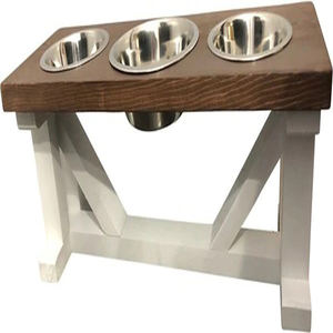 Bol pour chien XL en acier inoxydable 100% avec support en fer Design unique Bol pour chien personnalisé pour chats Vente en gros d'Inde - Product Image 3