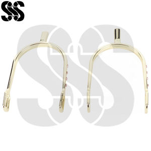 Nouvelles éperons d'équitation tendance, durables et légers, en acier inoxydable/acier au carbone/laiton, lot de 4 pour la pratique quotidienne et les performances - Product Image 2