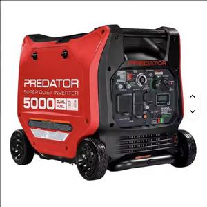 Générateur à Inverter SUPER SILENCIEUX à Double Carburant PREDATOR 5000 Watts NEUF avec Démarrage Automatique 220V/110V/240V 400 - Product Image 1