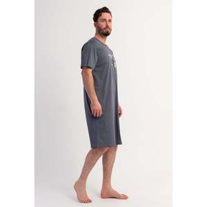 ERKEK P.SUPREM XXL BATTAL O YAKA KISA KOL TUNIK - FUME - FUME - Product Image 3