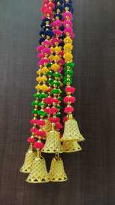 พวงมาลัยระฆังปอมปอมปอมรู้สึกประณีตสำหรับเฉลิมฉลองเทศกาลคริสต์มาสตกแต่งงานแต่งงานเครื่องประดับสำหรับทุกโอกาส - Product Image 3