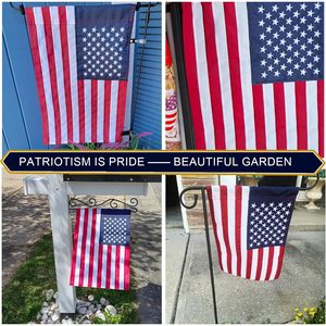 American <b>Garden</b> <b>Flag</b> 12x18 Inches Double Sided Embroidered Small USA American <b>Flag</b> <b>Garden</b> Yard <b>Flags</b> for Outside Patriotic - Product Image 3