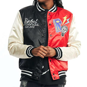 Men School Jackets 2026 Jackets 2025 Jackets Customize Jackets Satin Varsity Party Jackets New Trend Fashion Jackets Bomber <b>Coat</b> - Product Image 2