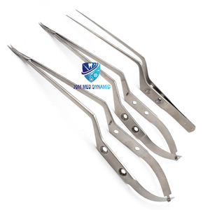 Pince chirurgicale manuelle Klintmalm Small 65 mm à mâchoires courbées et tiges droites pour procédures de transplantation hépatique - Product Image 5