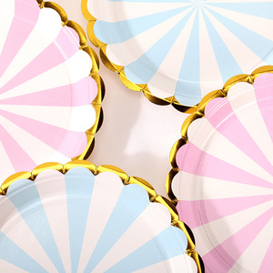 Disposable Greaseproof <b>Strong</b> <b>Paper</b> <b>Plates</b> for Outdoor Events Halloween & Back to School-Must-Have - Product Image 3