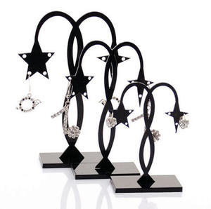 2025 elegante soporte de exhibición de pendientes de acrílico personalizable soporte de joyería para pendientes individuales con diseño elegante - Product Image 4