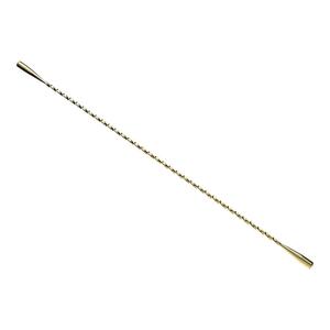 Agitador de Cócteles de Acero Inoxidable Dorado de Lujo, Diseño Trenzado, Duradero, Resistente a la Oxidación, Herramienta Profesional de Bar para Mezclar Bebidas, Ideal para Regalo - Product Image 4