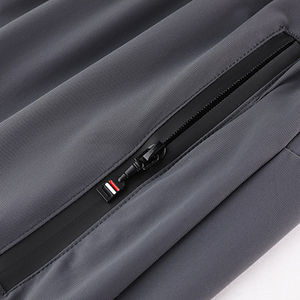 Pantalones cortos informales de verano de alta calidad para hombre, diseño de malla transpirable, logotipo holgado, estampado, suave, para correr, Fitness, liso, teñido, sólido - Product Image 4