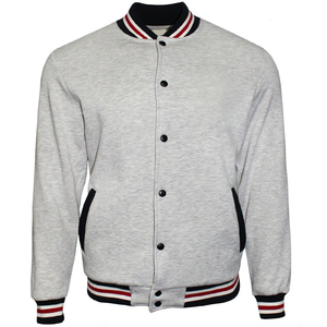 Veste universitaire personnalisée de haute qualité en laine à manches en cuir patchs en chenille avec style baseball - Product Image 2