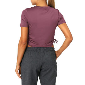 Fabriqué en haute qualité femmes haut court usage extérieur femmes haut court meilleure vente femmes haut court coton - Product Image 4