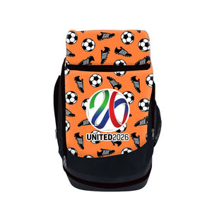 OEM Custom Sublimation Team Backpack Cordura Soft Zipper Closure <b>Sports</b> School <b>Bag</b> with Logo Printing for Teams Bulk SSB-0108 - Product Image 1