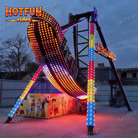 Manège Classique Bateau Viking Pirate 24 Places avec Structure en Acier Renforcé pour Parcs d'Attractions Professionnels