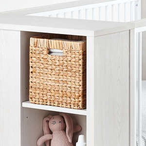 กล่องใส่ผ้าอ้อม3ช่องทำจากหวายสานธรรมชาติทำจากผักตบชวา - Product Image 6