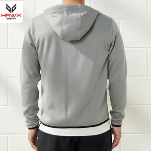 Sweats à capuche à fermeture éclair personnalisés de haute qualité pour hommes Dernière conception de remise en forme Fabriqué au Pakistan Motif solide pour l'hiver - Product Image 2