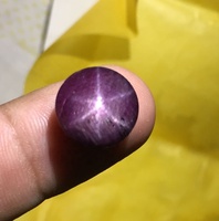 Batu Permata Ruby Bintang Coklat Alami 100% Kualitas AAAA Potongan Teknologi Tinggi Tanpa Perawatan Rida Creations Jewelry