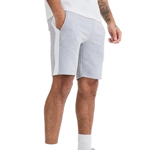 Short homme en tissu French Terry, coupe slim, avec empiècements latéraux, pour l'été, tendance, de haute qualité, décontracté. - Product Image 2