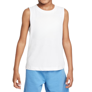 Haut d'entraînement sans manches pour garçons, léger, respirant, séchage rapide, tricoté, 100% coton, vêtements de sport, chemise de sport, fitness, course à pied, salle de sport - Product Image 5